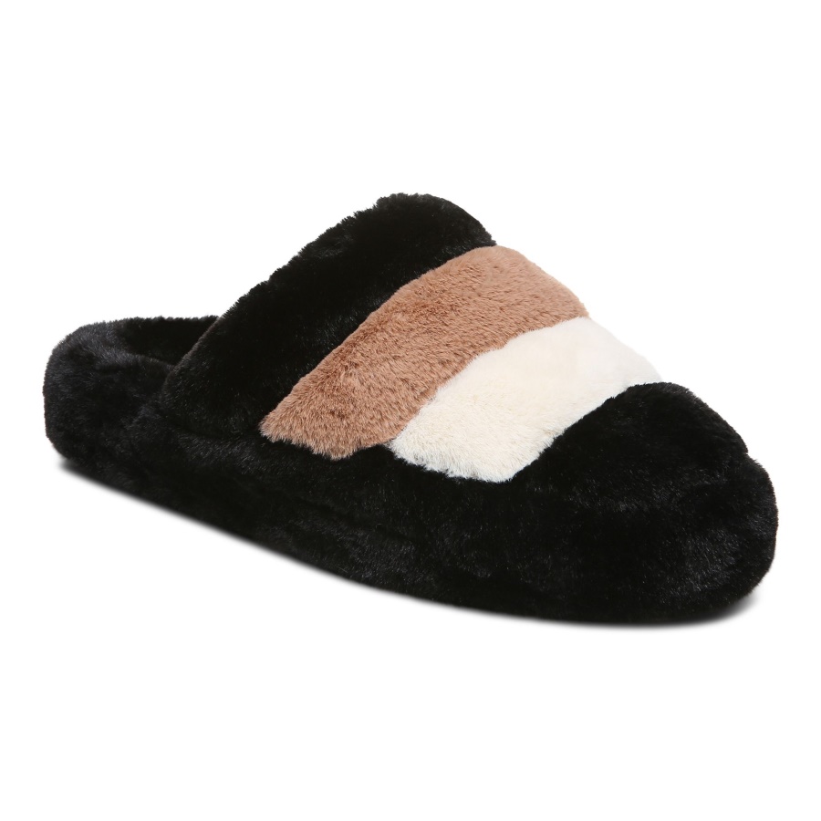 Black Vionic Cosmina Slipper