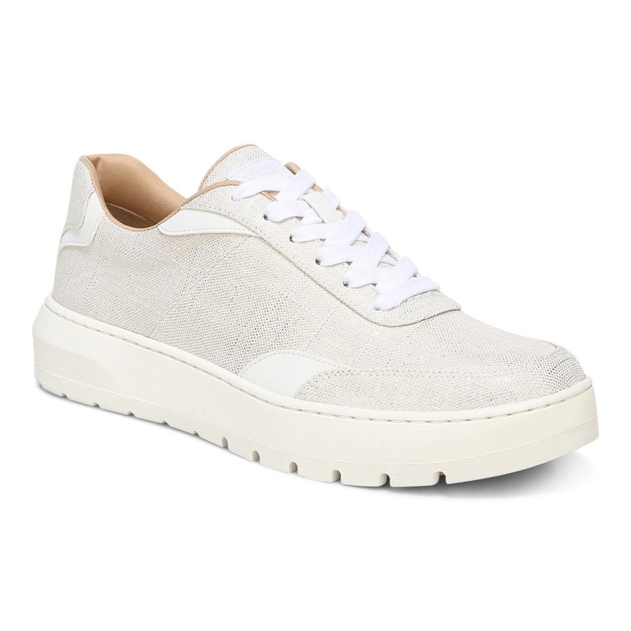 Marshmallow Linen Elsa Sneaker Vionic