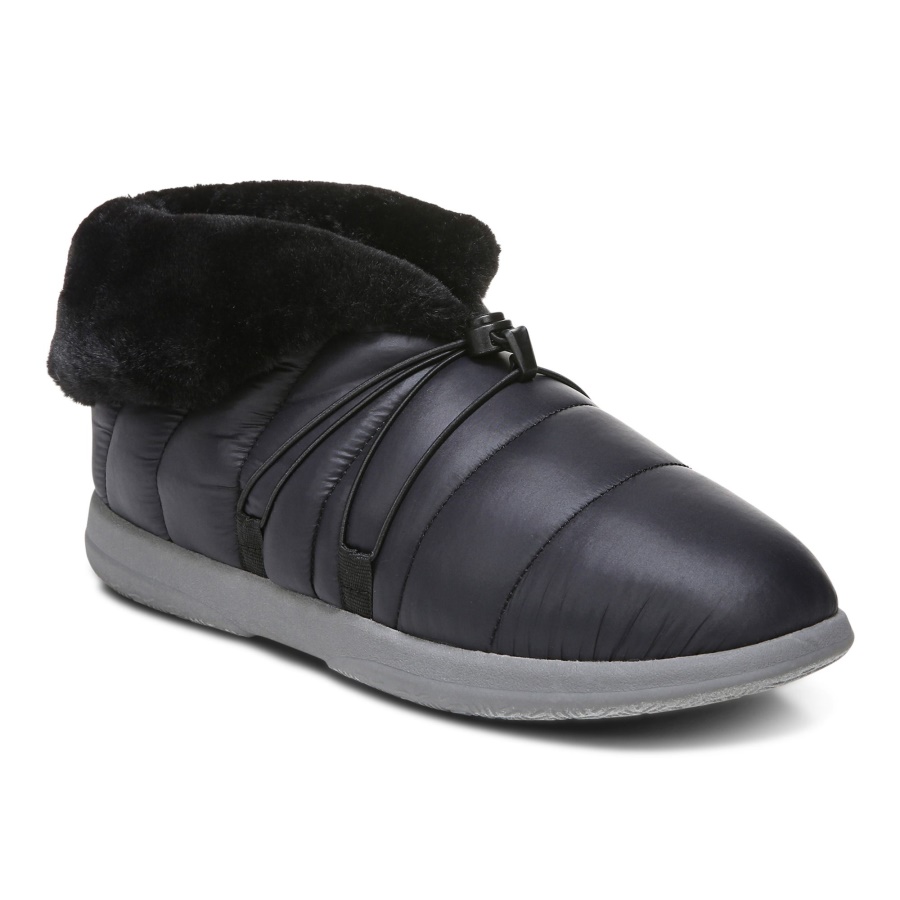 Vionic Black Gabrie Slipper
