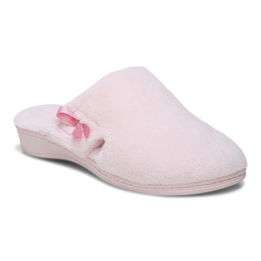 Vionic Cameo Pink Gemma Mule Slippers