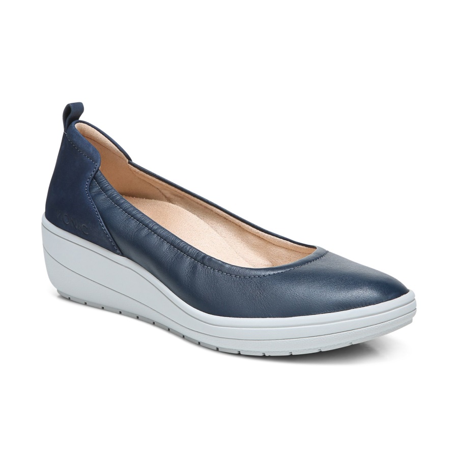 Navy Vionic Jacey Wedge