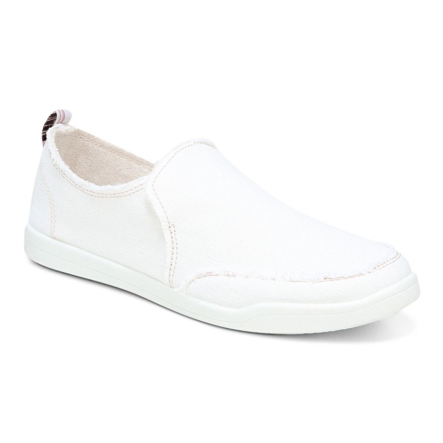 Beach Malibu Slip on Sneaker: Canvas Cream Canvas Vionic