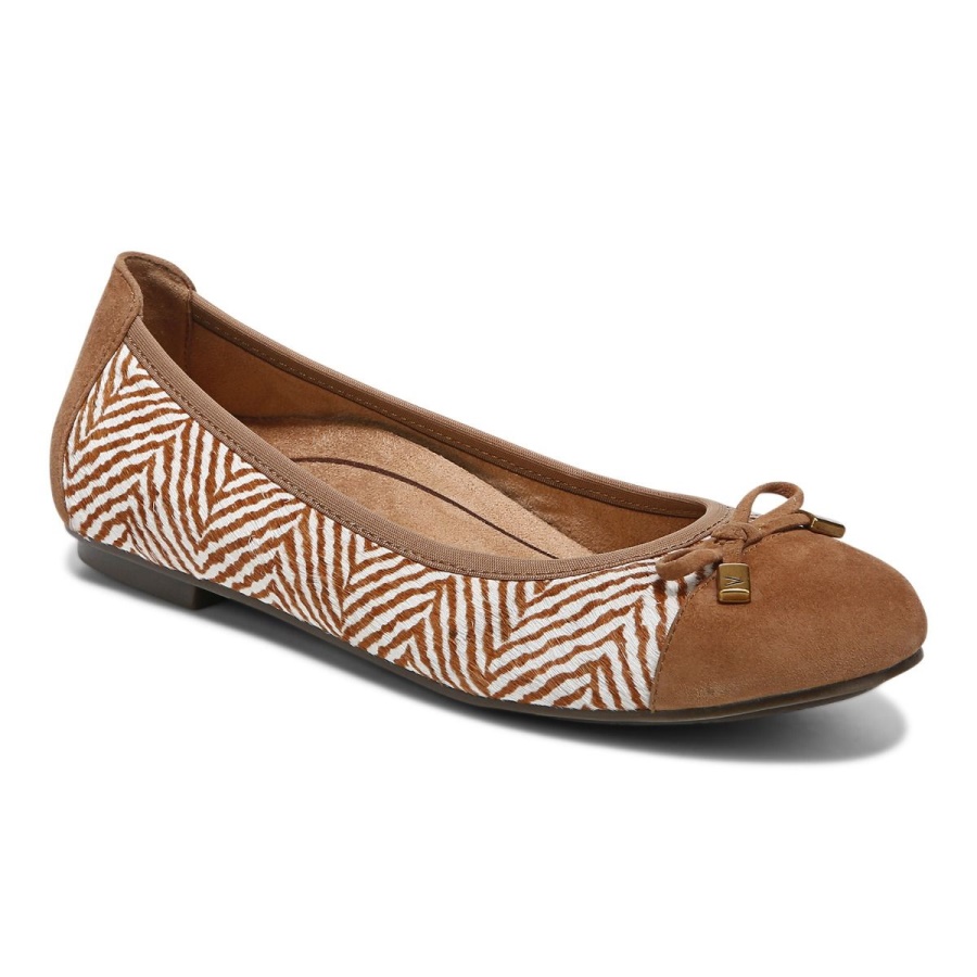 Toffee Cream Minna Ballet Flat Vionic