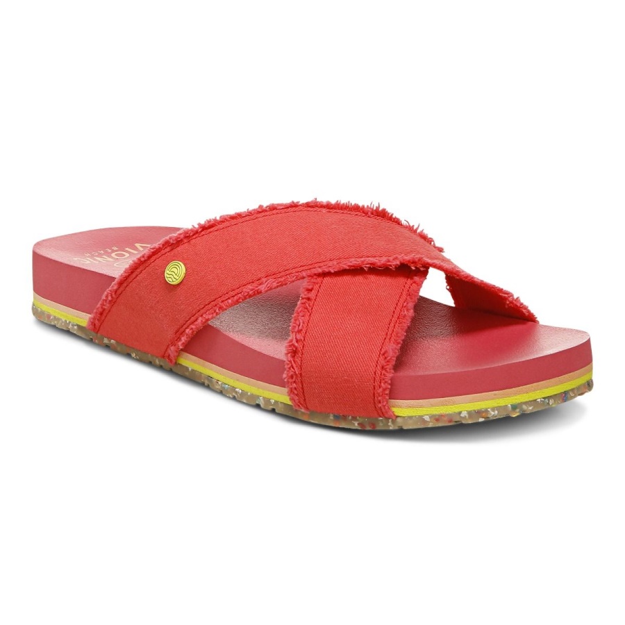 Beach Panama Sandal Vionic Poppy
