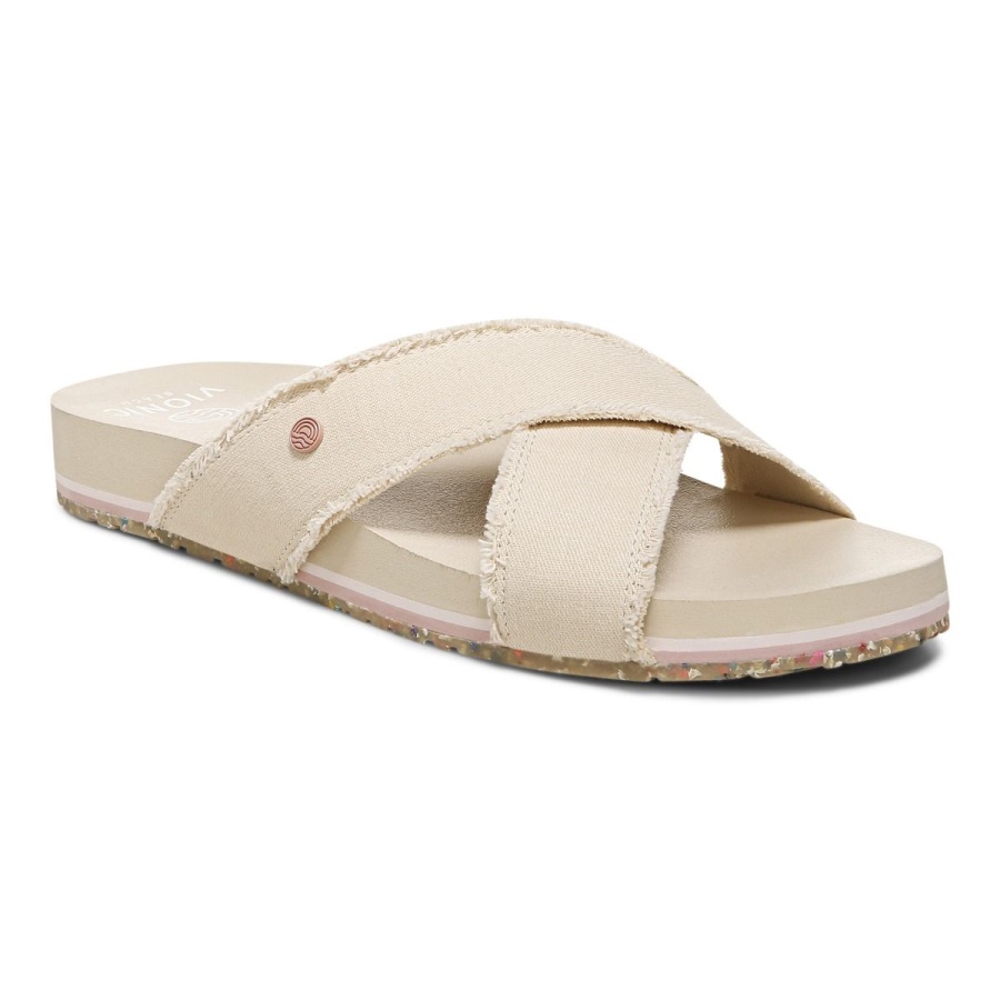 Vionic Semolina Beach Panama Sandal