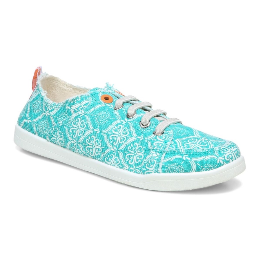 Vionic Beach Pismo Casual Sneaker: Canvas Aquifer