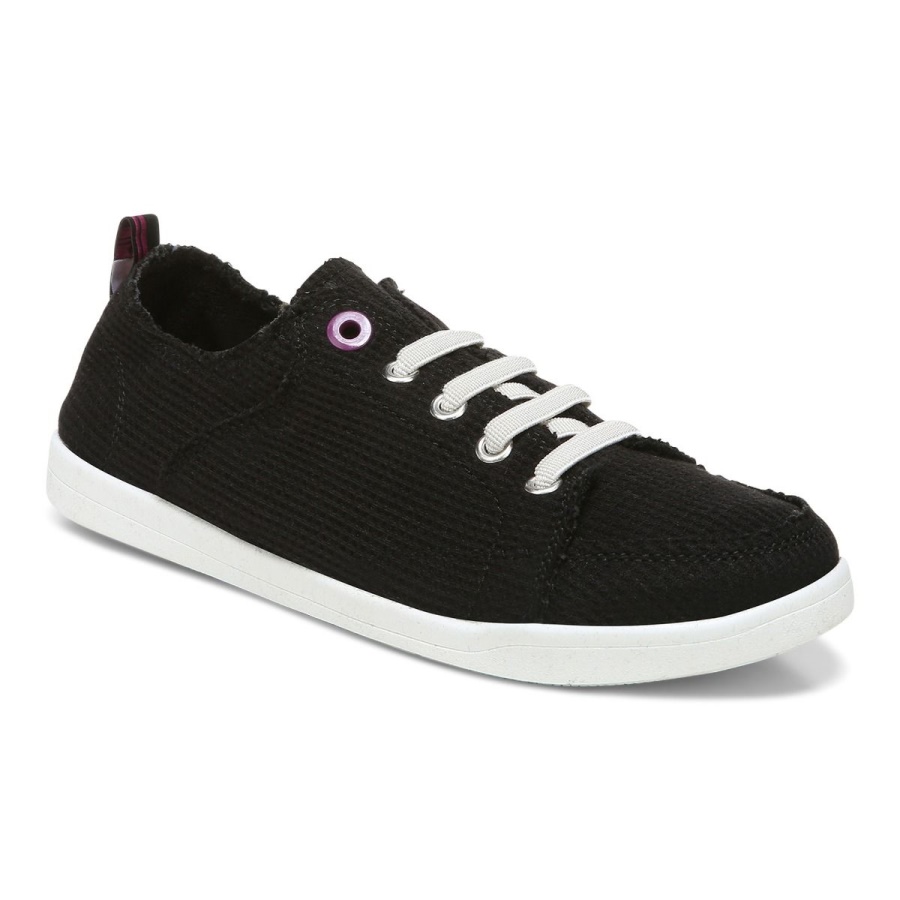 Vionic Beach Pismo Casual Sneaker: Knit Black Knit
