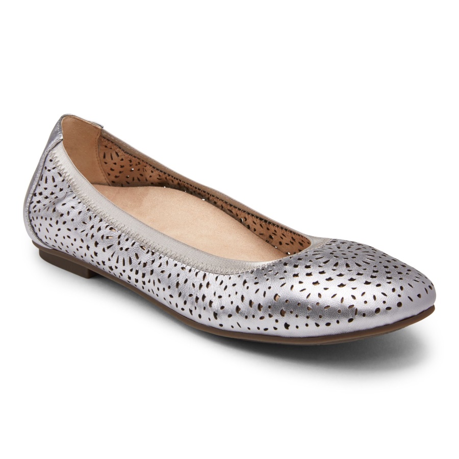 Vionic Pewter Robyn Flat