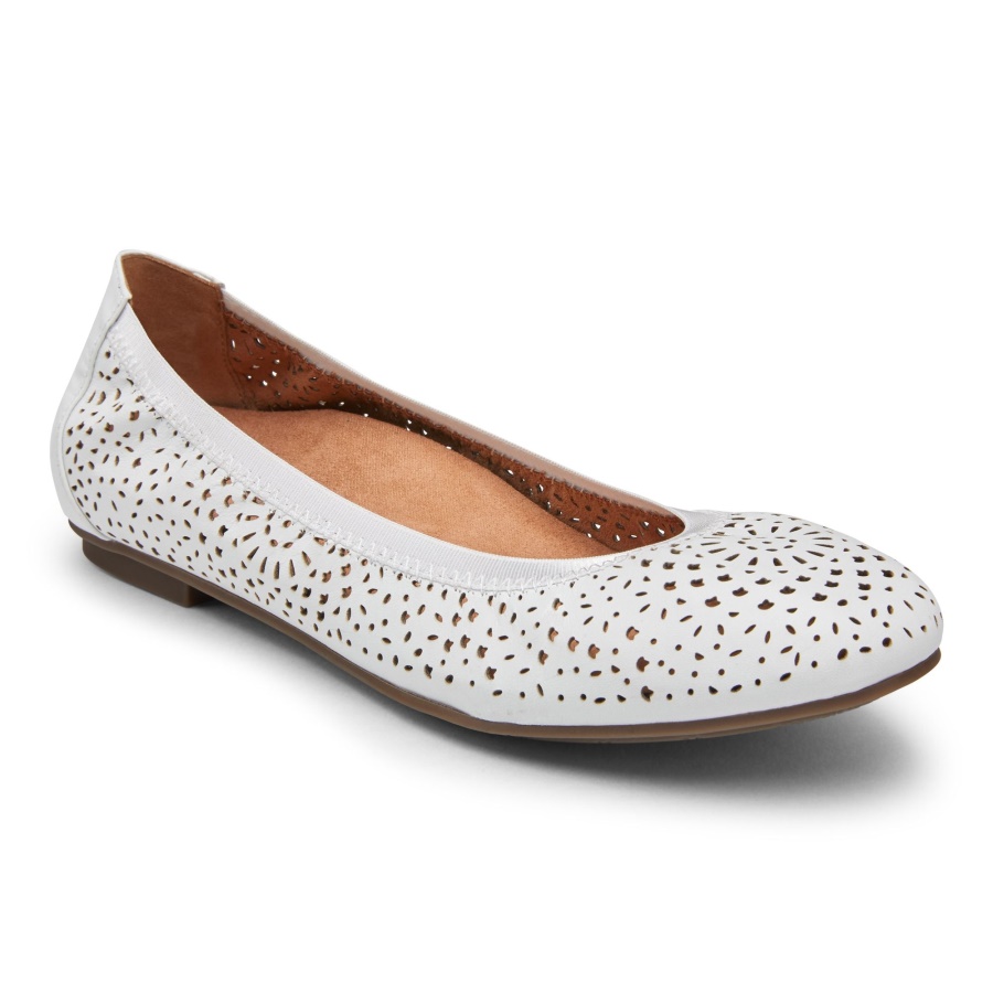 White Robyn Flat Vionic