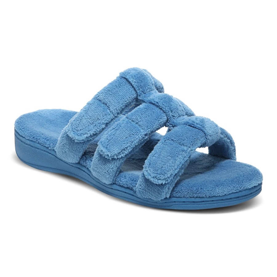 Horizon Blue Snooze Slipper Vionic
