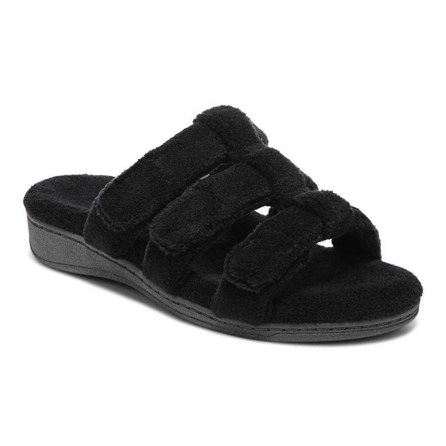 Snooze Slipper Black Vionic