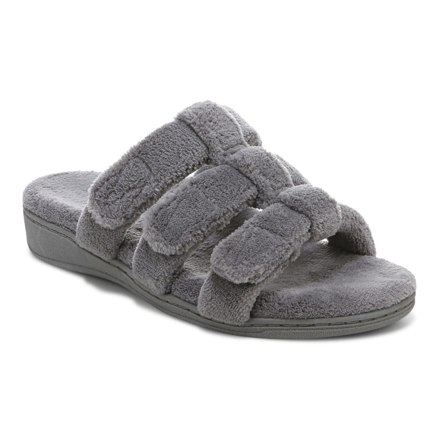 Vionic Charcoal Snooze Slipper