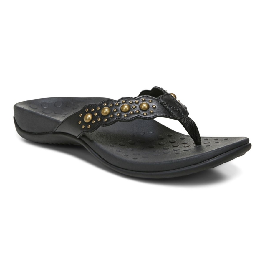 Black Vionic Starley Sandal