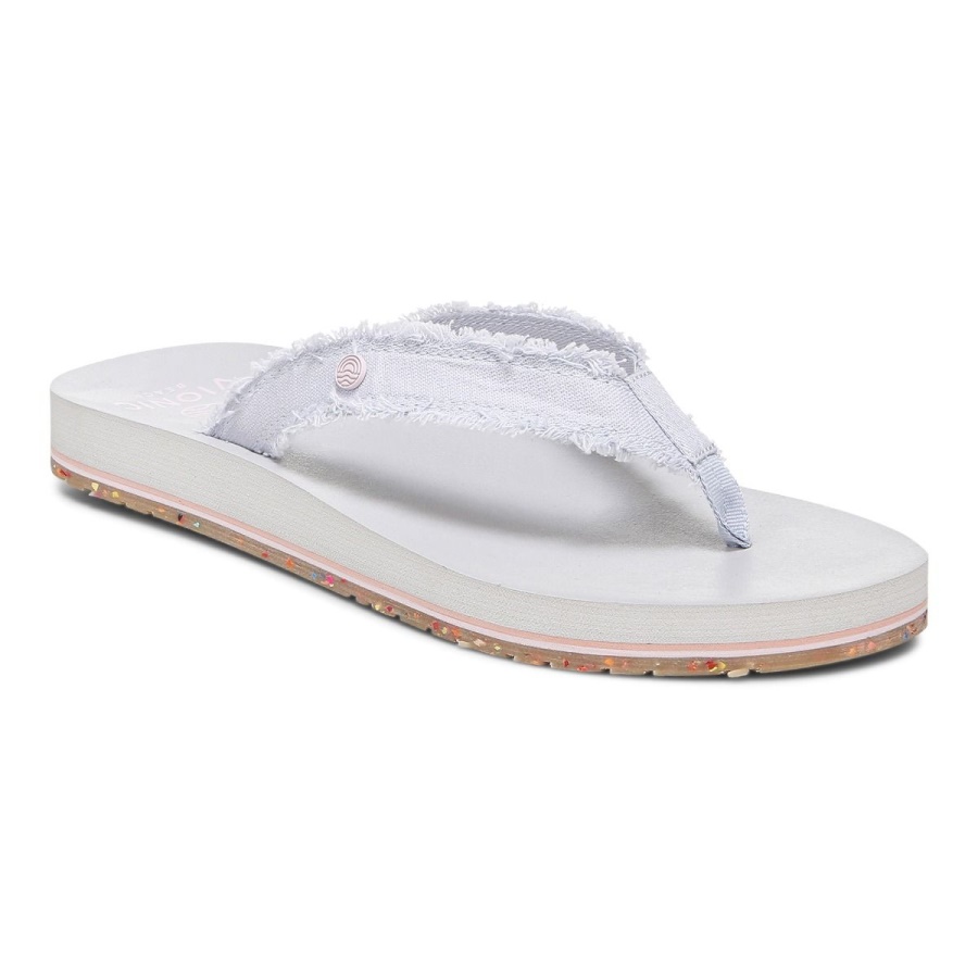 Beach Unwind Toe Post Sandal Blue Haze Vionic