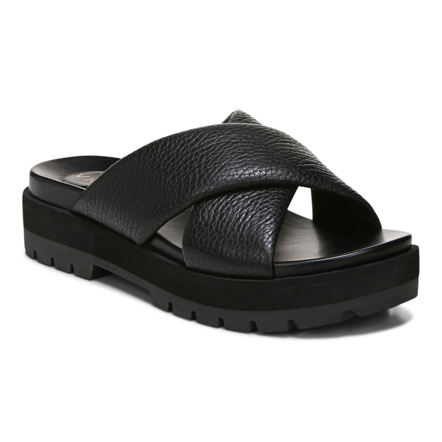 Vesta Flatform Lug Sandal Vionic Black