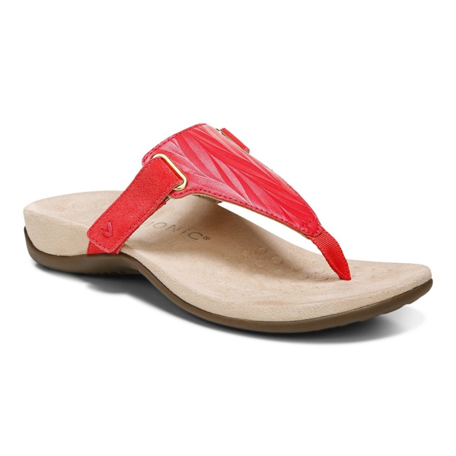 Wanda T-Strap Sandal Vionic Poppy