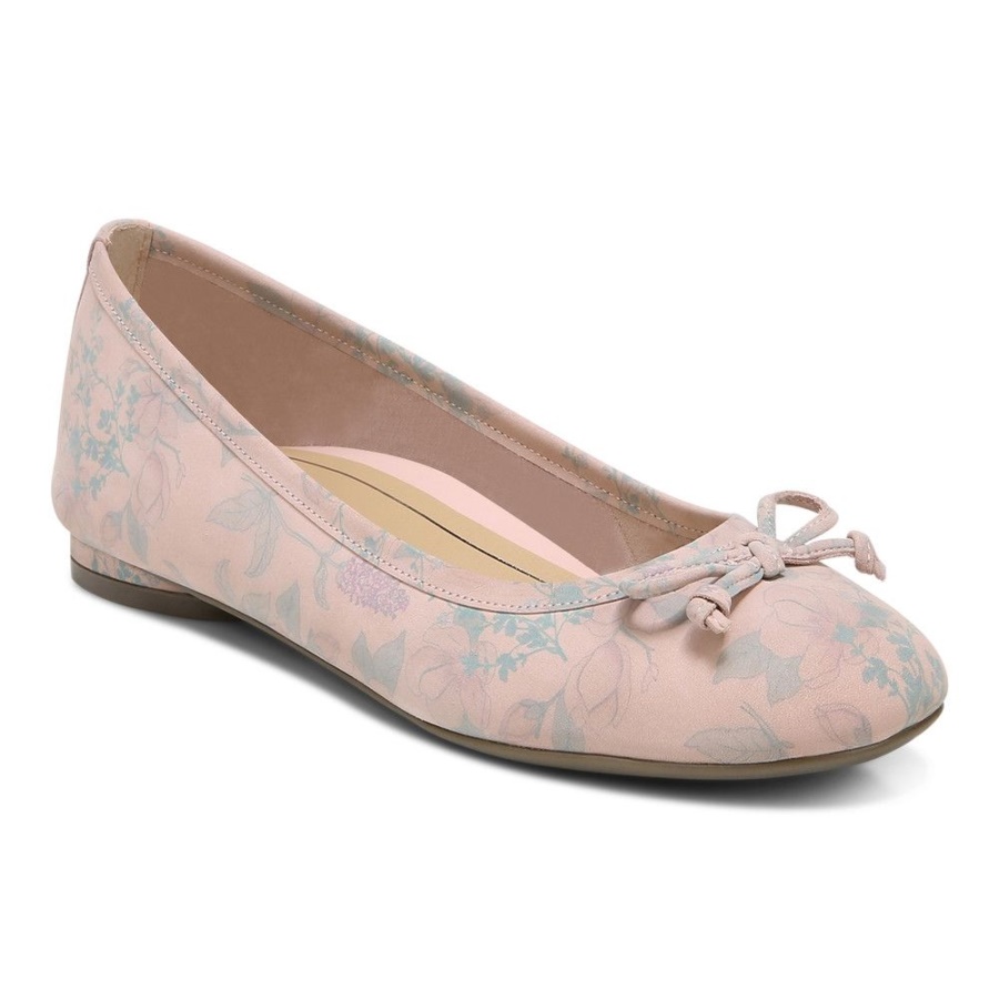 Vionic Peach Botanical Callisto Flat