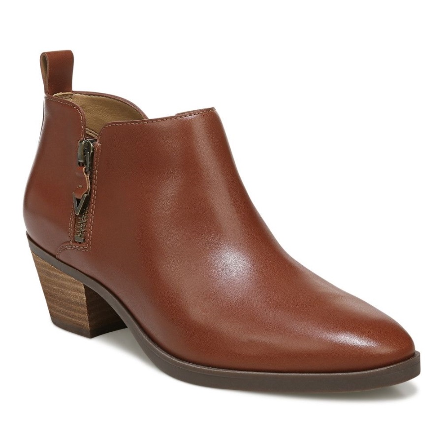 Vionic Cognac Cecily Ankle Boot