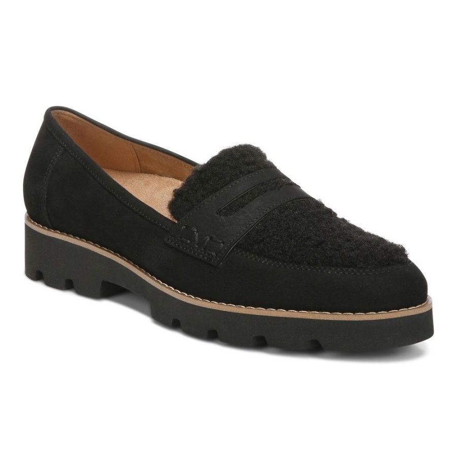 Vionic Black Cheryl Loafer
