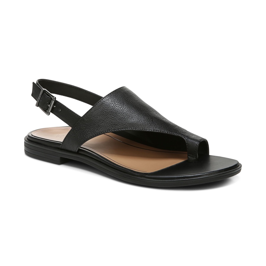 Black Ella Backstrap Sandal Vionic