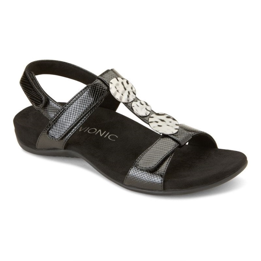 Vionic Farra Sandal Black Lizard