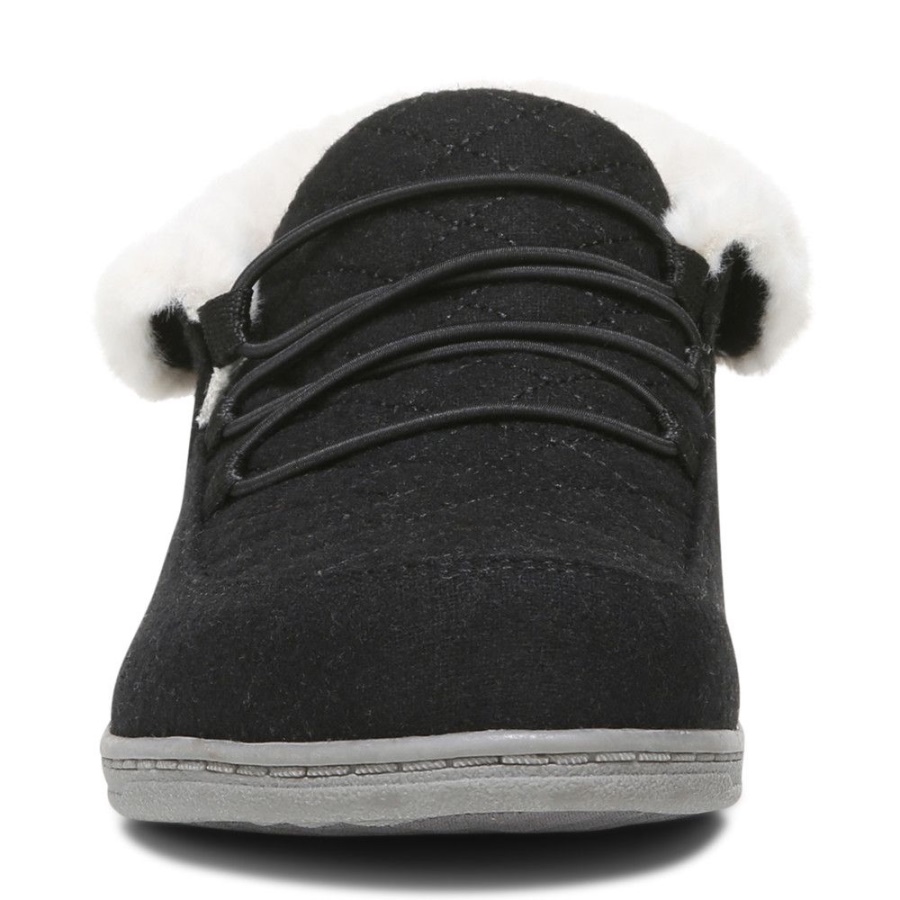 Black Vionic Believe Slipper