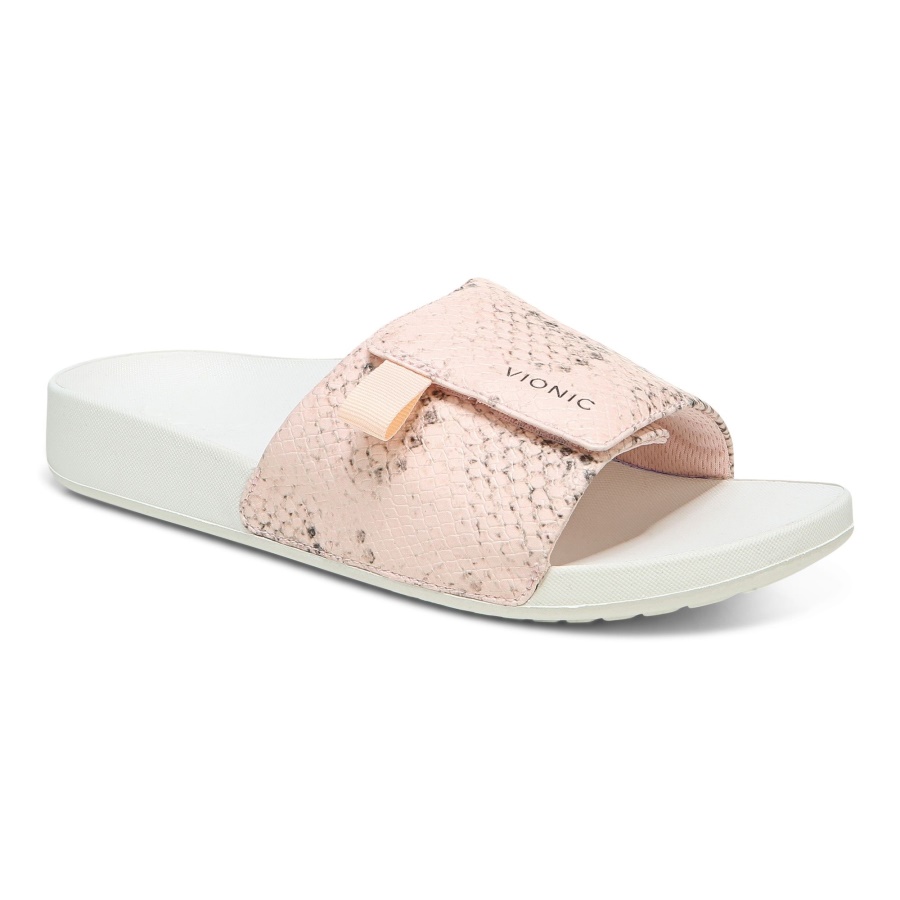 Pale Blush Vionic Keira Slide Sandal