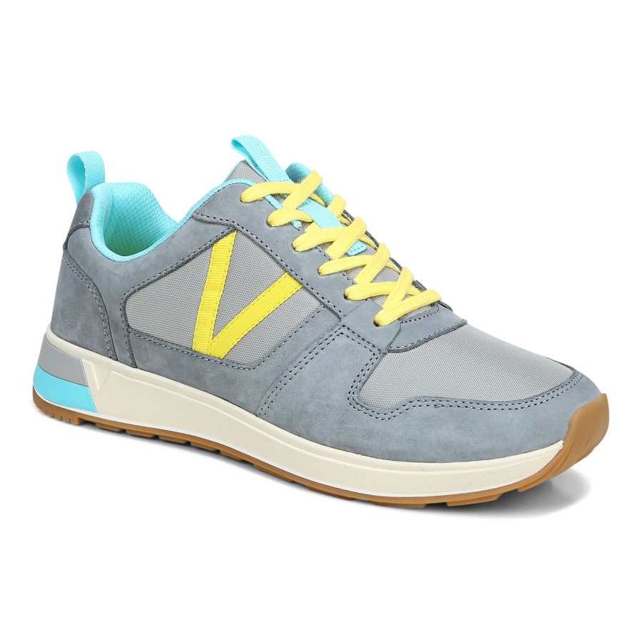 Vionic Light Grey Nubuck Rechelle Trainer