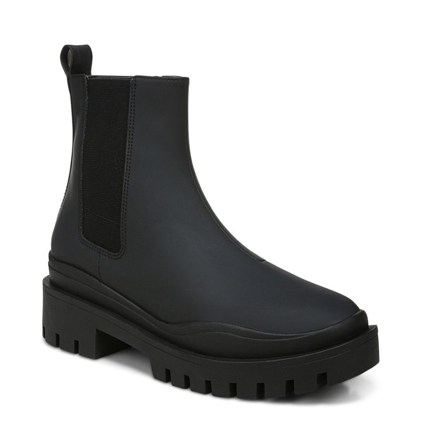 Karsen Boot Black Synthetic Rubber Vionic
