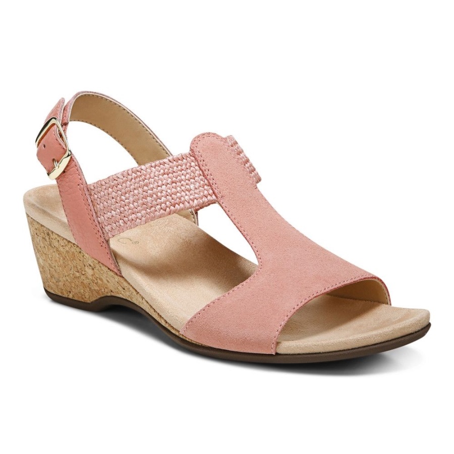 Kaytie Wedge Vionic Terracotta