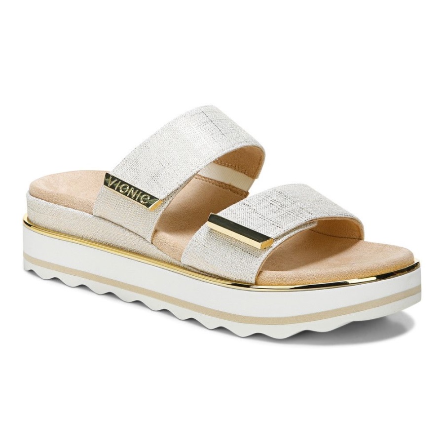 Marshmallow Vionic Brandie Flatform Sandal