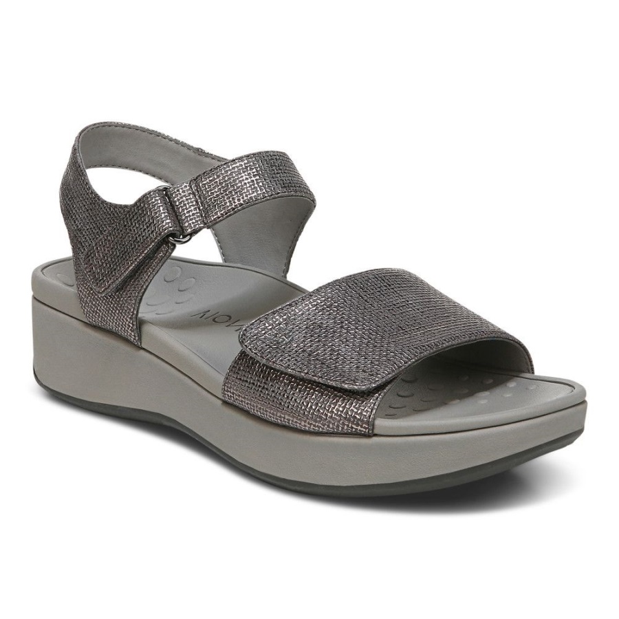 Raz Sandal Gunmetal Vionic