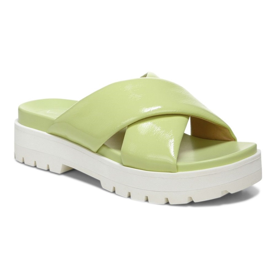 Vesta Sandal Pale Lime Vionic