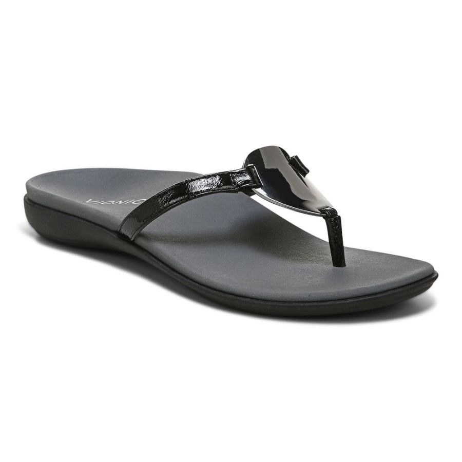 Vionic Black Raysa Sandal