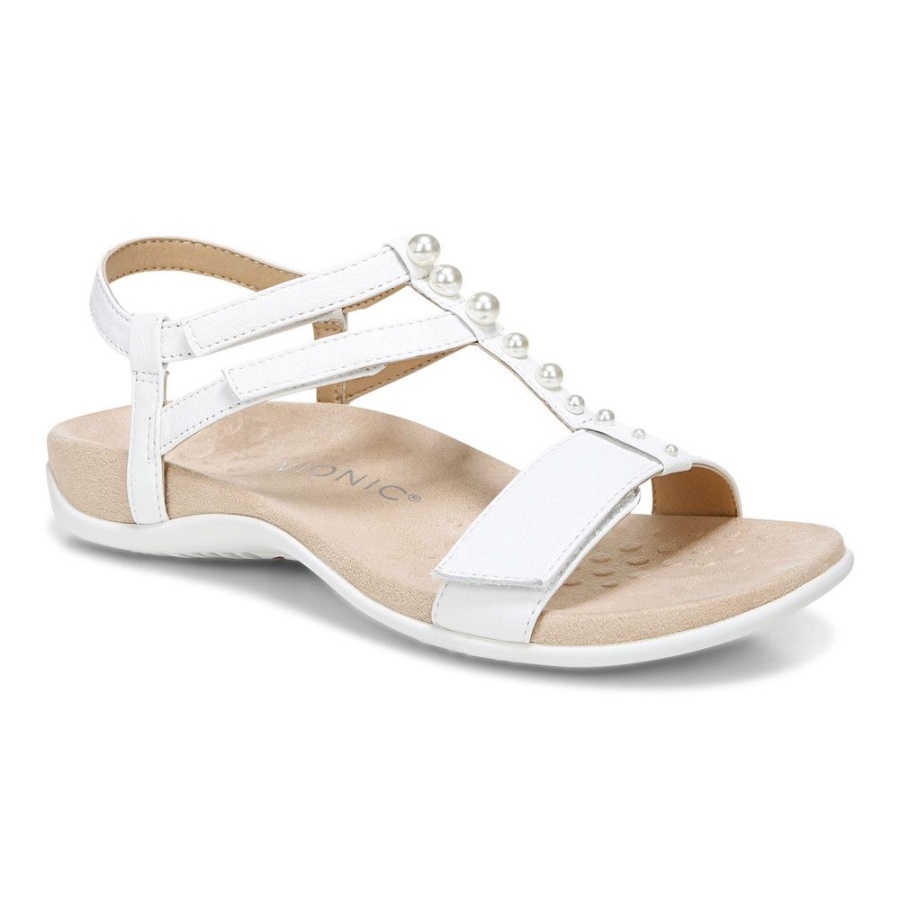 Vionic Mikah Sandal White