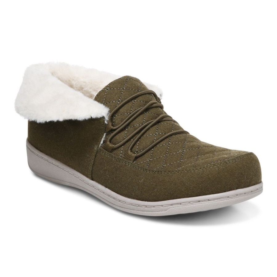 Vionic Olive Believe Slipper