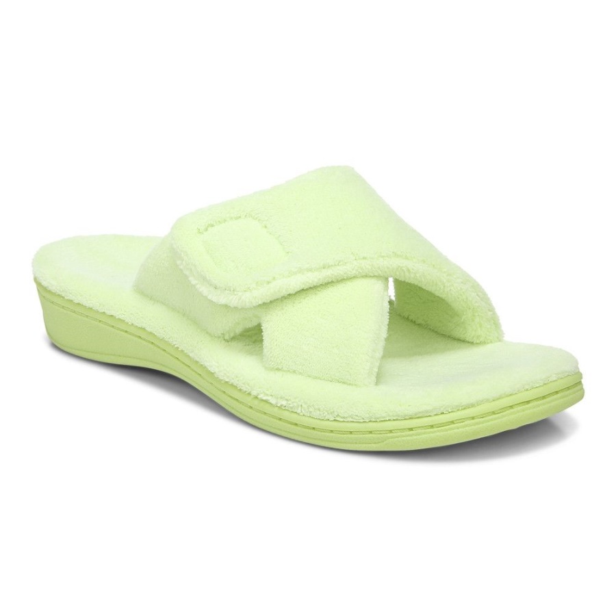 Vionic Pale Lime Relax Slipper