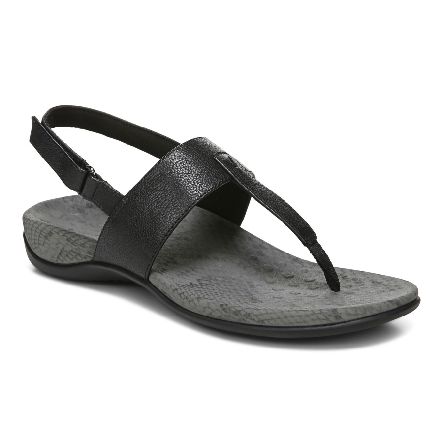 Tala T-Strap Sandal Black Vionic