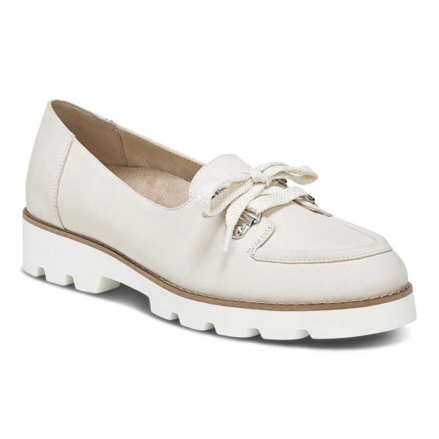 Vionic Cream Teagan Lace Up Loafer