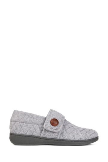 Vionic Grey Jackie Slippers