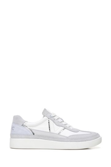Vionic Mylie White Canvas Lace Up Trainers