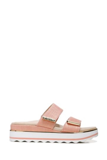 Vionic Orange Brandie Slider Sandals