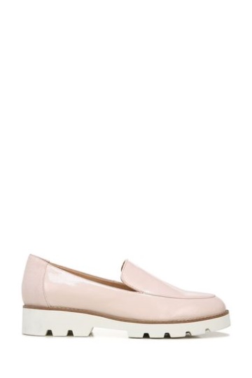 Vionic Peony Crinkle Patent Pink Kensley Slip On Shoes