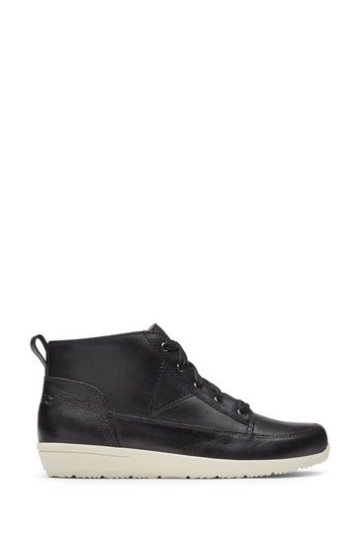 Vionic Shawna Black Chukka Ankle Boots