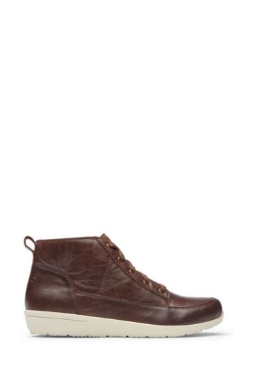 Vionic Shawna Chukka Brown Ankle Boots