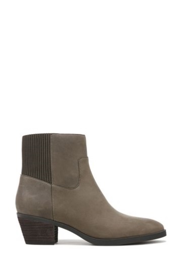 Vionic Stone Grey Nubuck Shantelle Ankle Boots